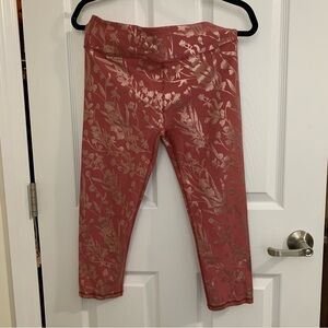 Gold & Pink Leggings